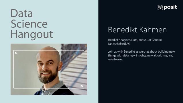 Benedikt Kahmen @ Generali | Data Science Hangout