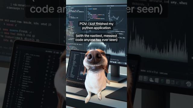 If it works, who cares right🥰 #pythonprogramming